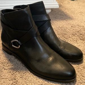 NWOT Lauren by Ralph Lauren black ankle boots
